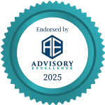 Advisory Excellence 2025 Award badge